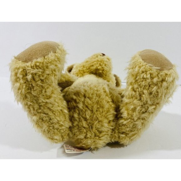Teddy Bear 8” Sitting Plush Stuffed Animal Collectible Lite Brown Terrys Village - Picture 9 of 9